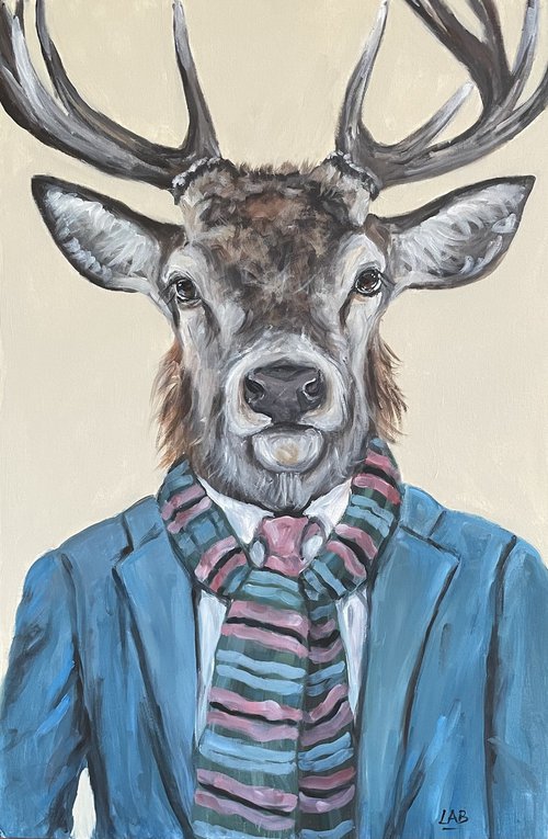 Sebastian Stag by Louise Brown