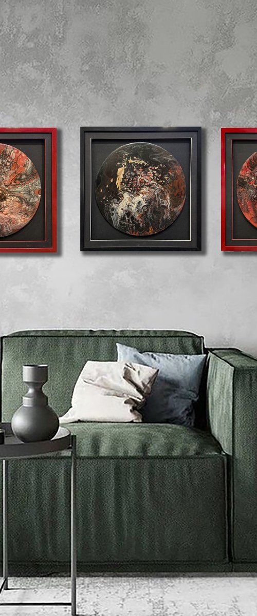 Pomegranate Music. Triptych by Natalia Yampolskaia