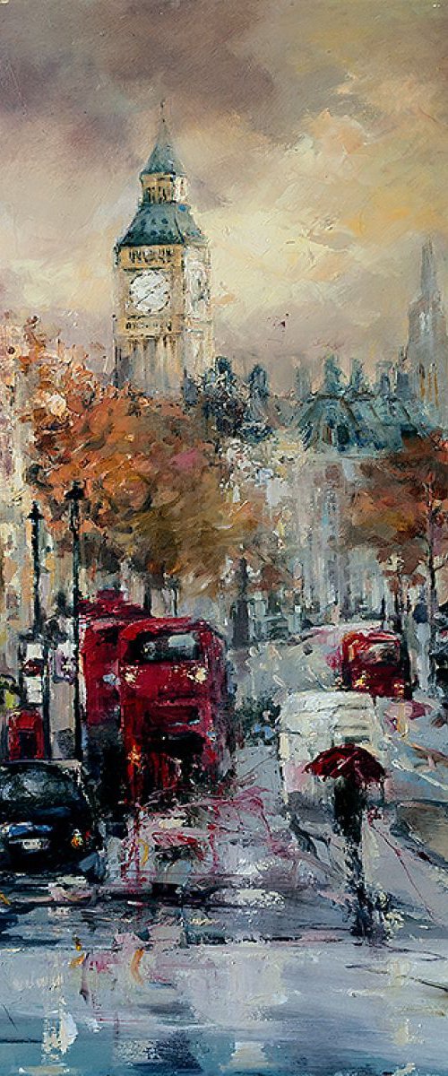 'Stormy London' by Ewa Czarniecka