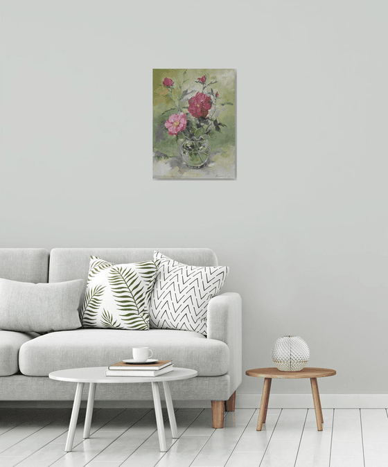 Wild roses (18x24'')