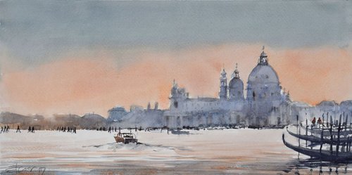 Venice impression III by Goran Žigolić Watercolors