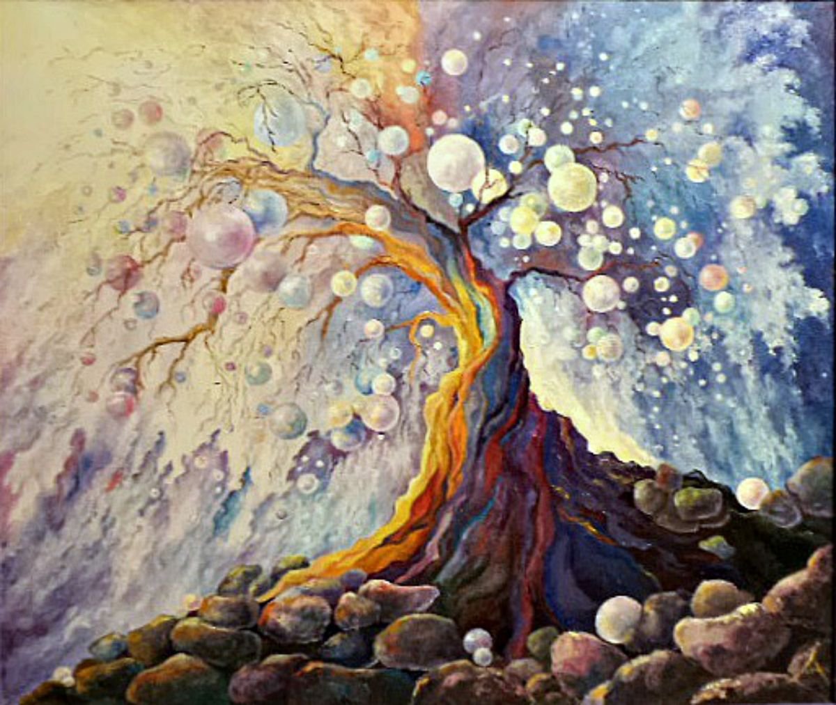 Pearl Tree of Life by Liubov Ponomareva