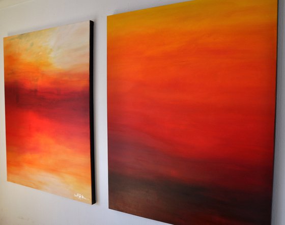 FROM THE PROMISING FIRST LIGHT TO THE VERY LAST LIGHT (triptych)