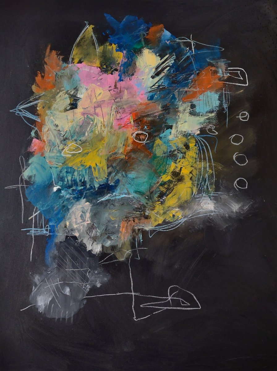 Underneath This Mess Of Molecules By Jake Nordstrum, 36 X 48, Artwork For Sale On Artfinder