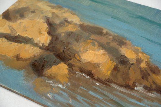 Rocks in evening light