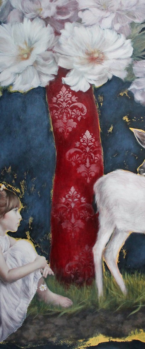 The Little Girl and the Poet by Federica Belloli
