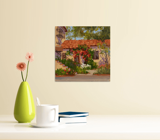 House With Bougainvillea