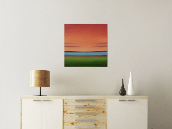 Colorful Vista - Modern Abstract Landscape