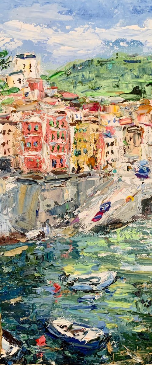 Riomaggiore ,Cinque Terre by Vilma Gataveckienė