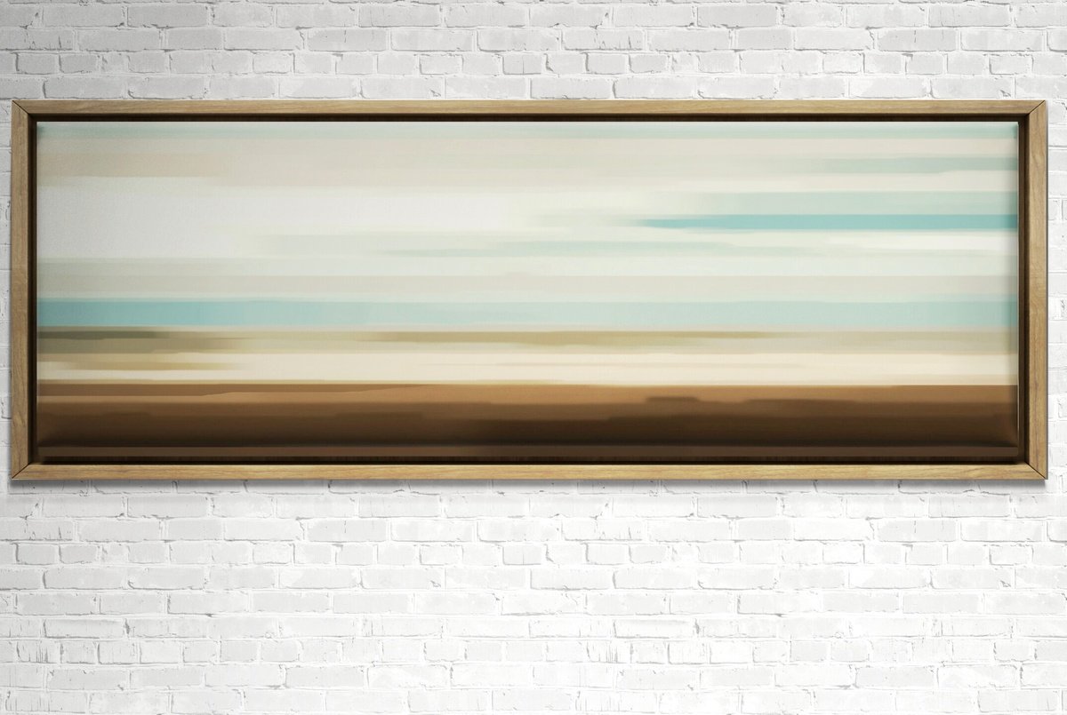  Tranquil Horizon #3 By V+V Kniazievi, 59 X 20, Artwork For Sale On Artfinder