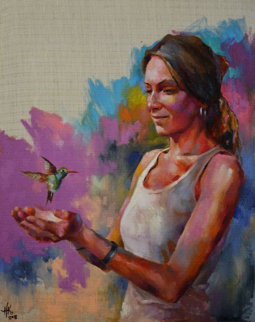 My Hummingbird by Zhanna Kondratenko