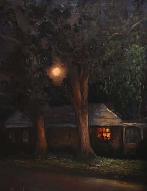 Neighbourhood 3 - Late Moonrise by Christopher Vidal