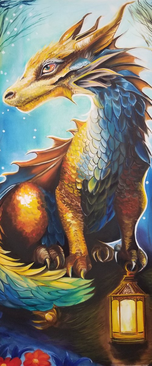 Dragon, the Symbol of Chinese New Year 2024 by Alexandra Tomorskaya/Caramel Art Gallery