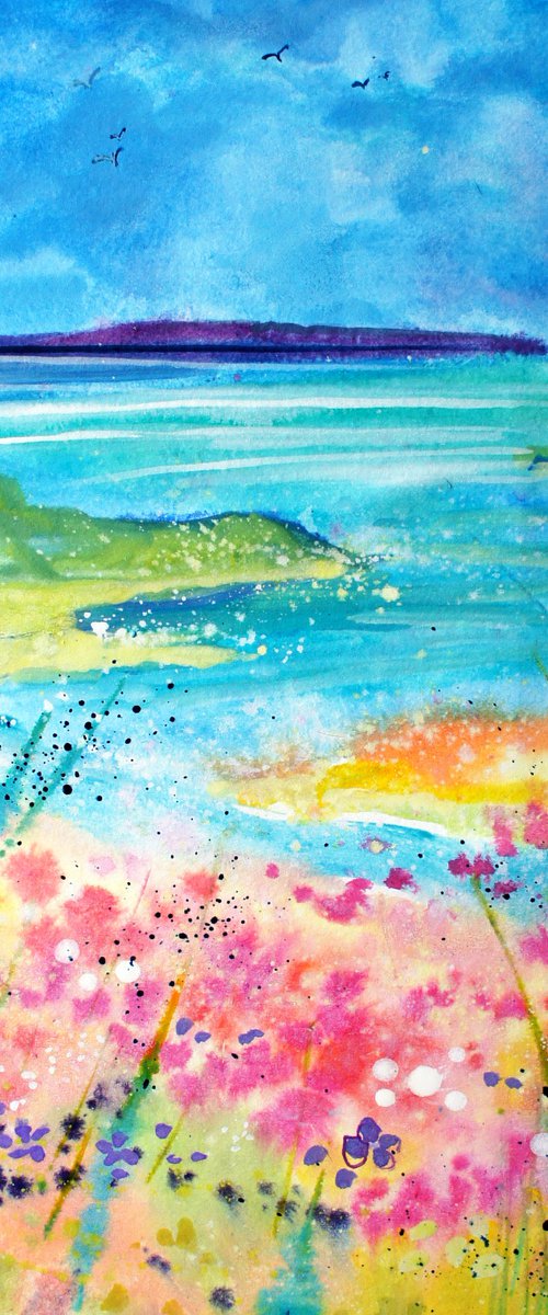 Summer Seascape by Julia  Rigby