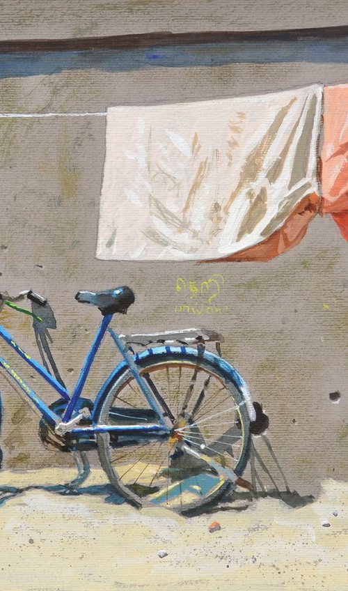 The Laundryman's bike by Ramesh Jhawar