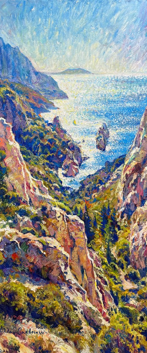 Turquoise dream of Sardinia by Andrii Chebotaru
