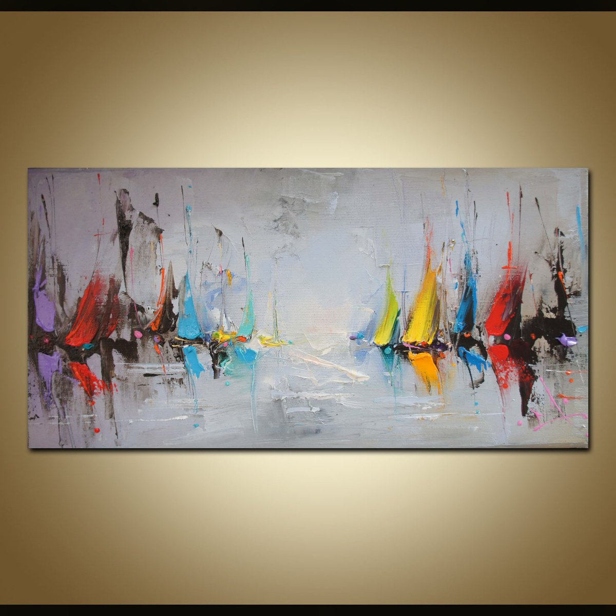 Abstract Sea Oil painting by Stanislav Lazarov | Artfinder