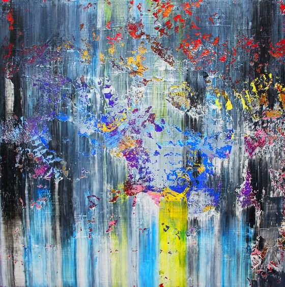 100x100cm. / Abstract painting / Abstract 118