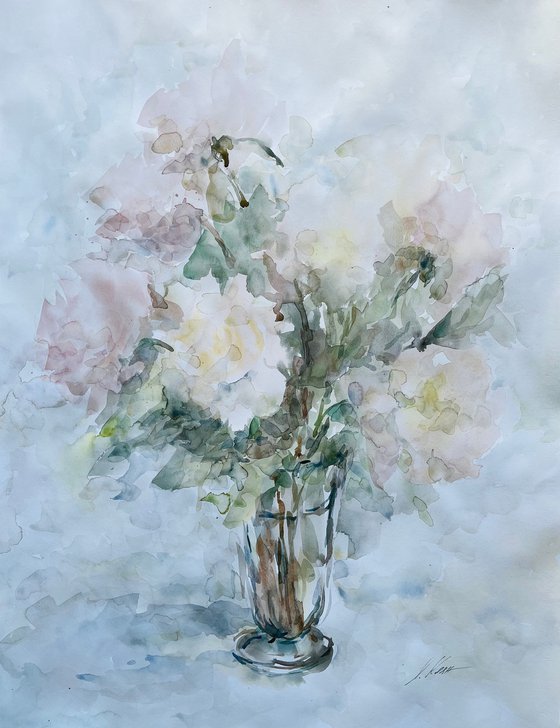 Peonies 50x65 cm 2025