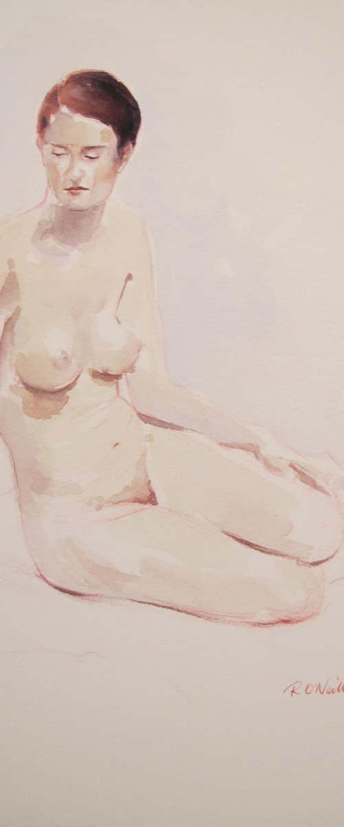 seated female nude by Rory O’Neill