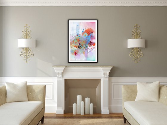 Les jardins du roi - Abstract artwork - Limited edition of 1