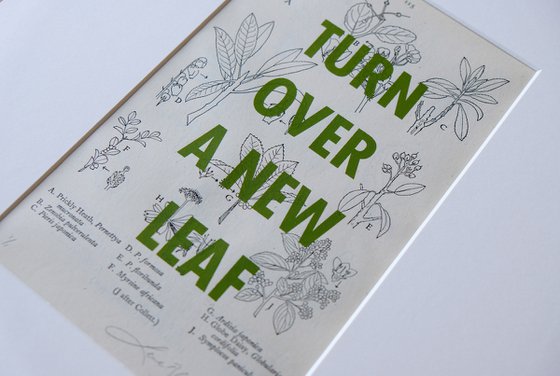 Turn over a new leaf