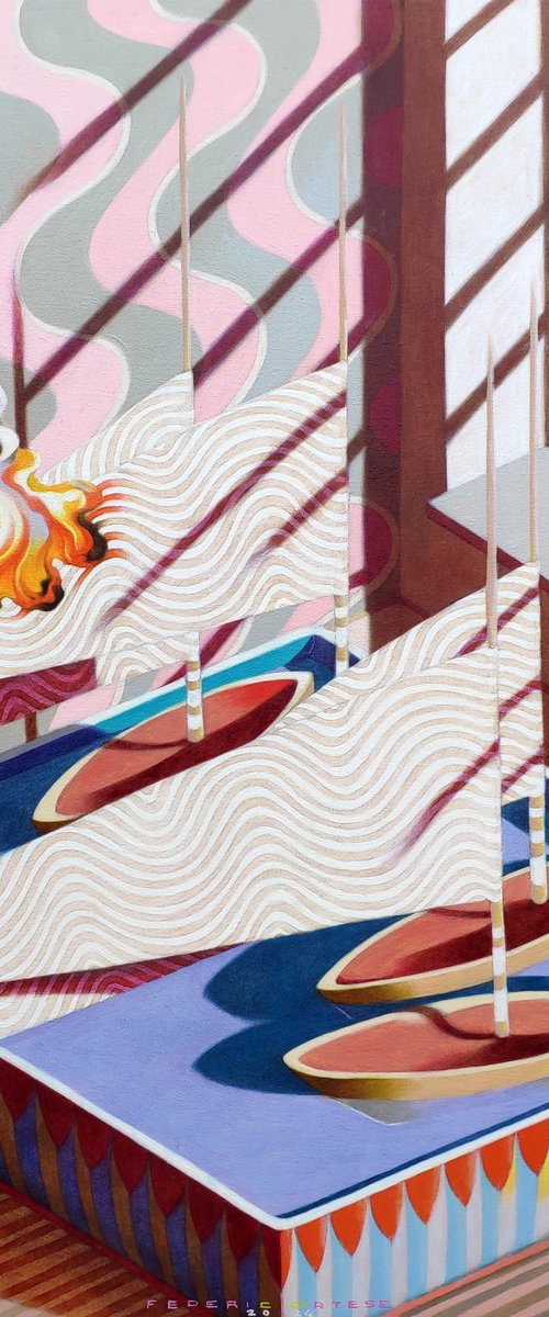 Fire to the ship by Federico Cortese