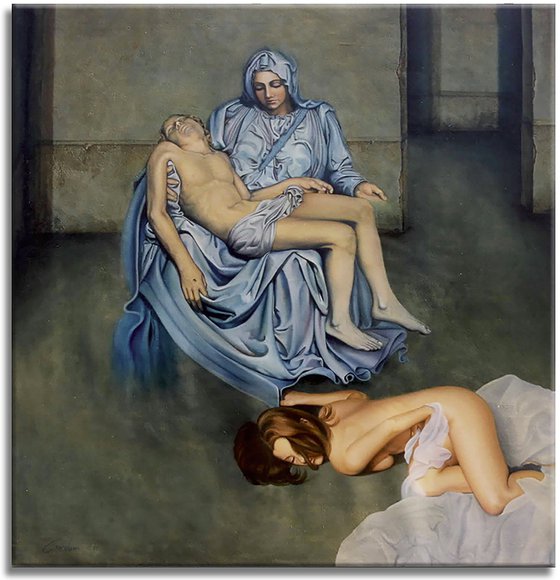 Pieta after Michelangelo