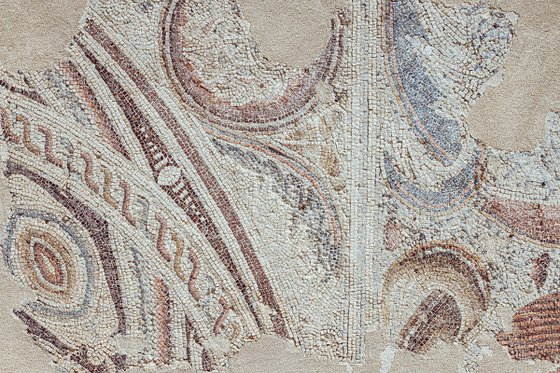 Mosaic on the floor