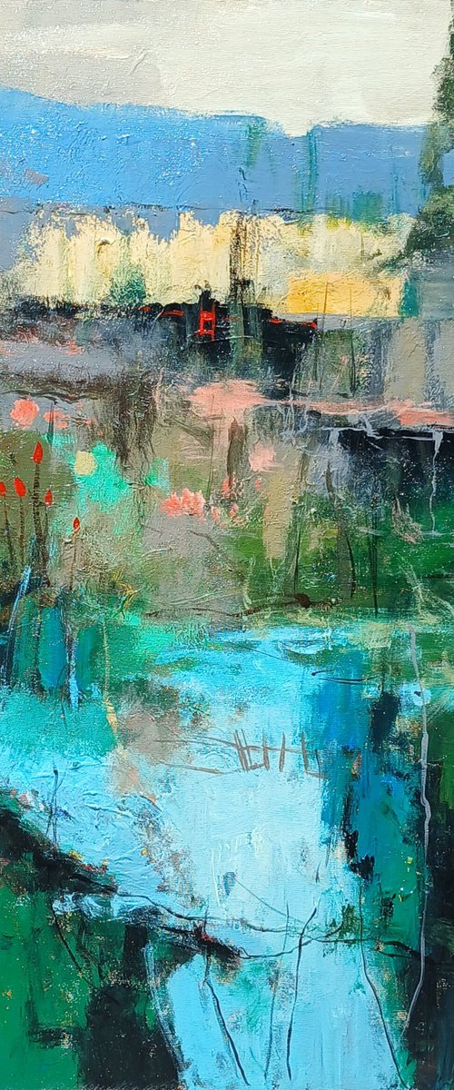 The Turquoise Pond by Davit Arstamyan