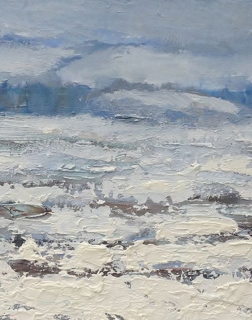 Snowfall Across The Fields by Nikki Wheeler