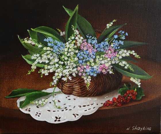 Lilies of the Valley Basket