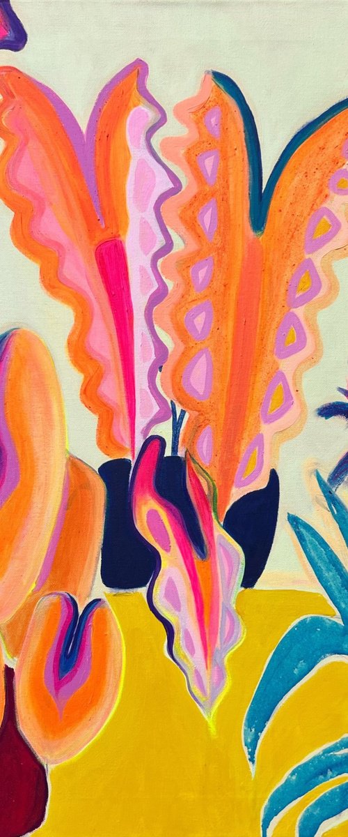 ‘Dopamine Dancing in Flower Pots’ by Kathryn Sillince
