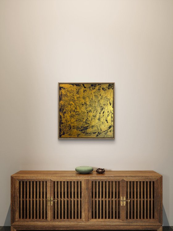 Echoes of Fire 70x70x2 cm