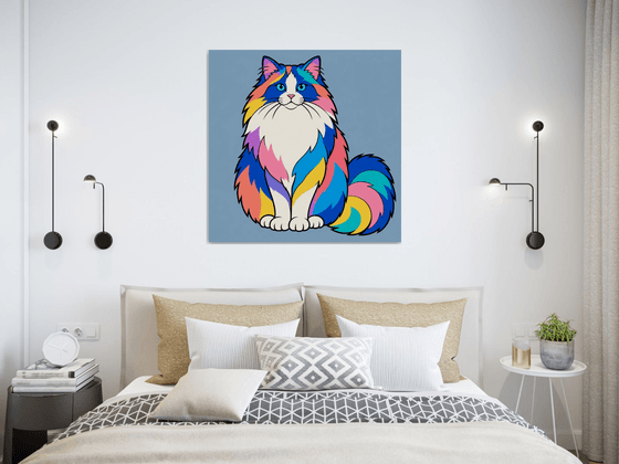 Colorful Ragdoll Cat #19