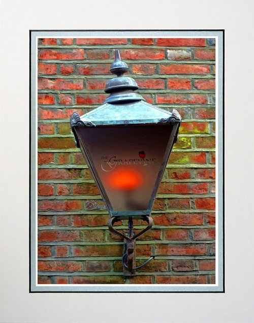 Old Metal Pub Lamp by Robin Clarke