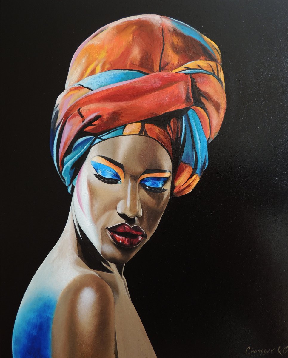African woman by Kakajan Charyyev