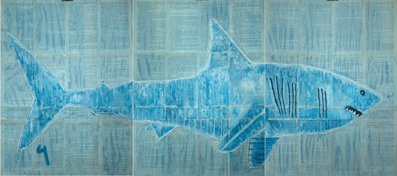 Shark. (triptych)