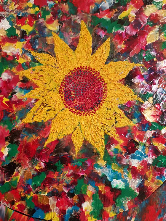 Psychedelic Sunflower