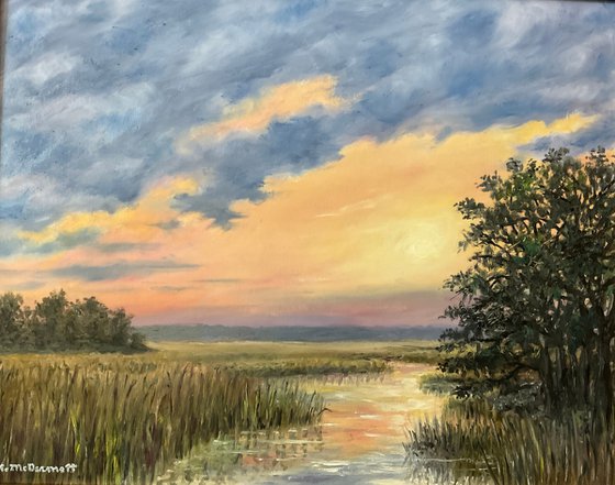 MARSH REVERIE - oil 16X20