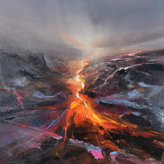 Agartha - A river of molten rocks