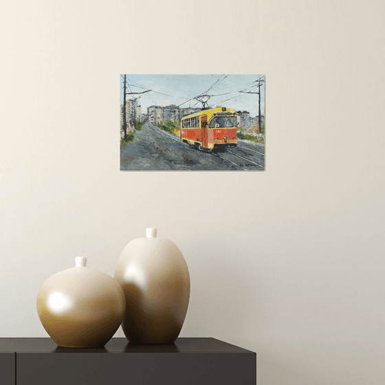 Cityscape with Tram