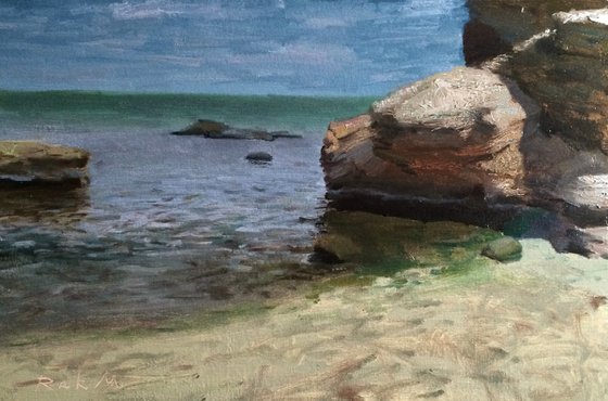Cliffs in Summer Sun