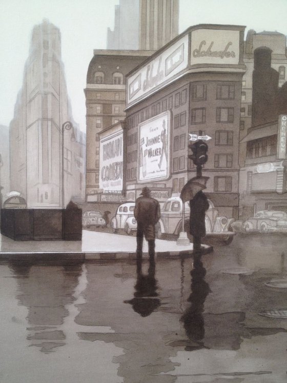 Rainy Day | New York 1940's