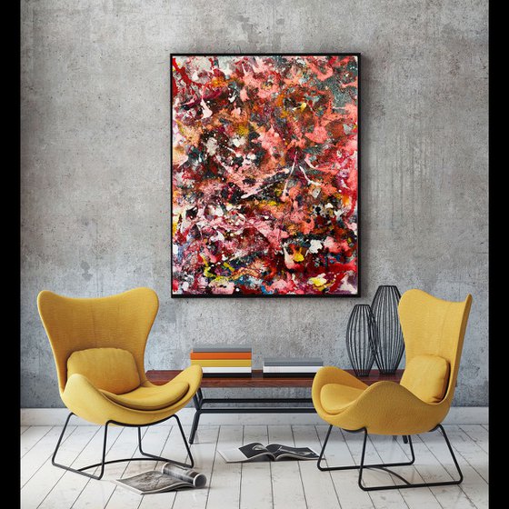 Canvas Art for Sale, Acrylic Pour Art, Original abstract acrylic painting, Modern Art Abstract, art for office, housewarming gift, wall art
