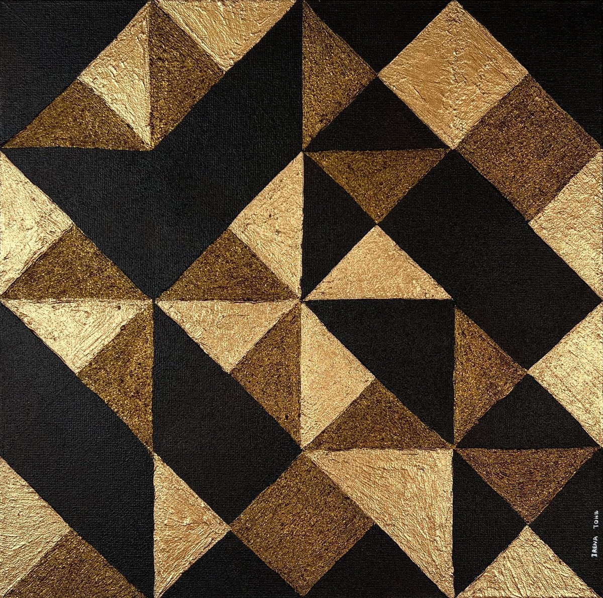 Geometry Various Golden by Iryna Antoniuk