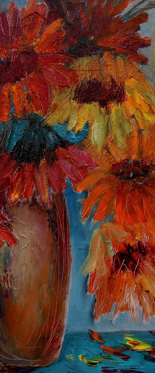 Sunflowers Time by Veta  Barker