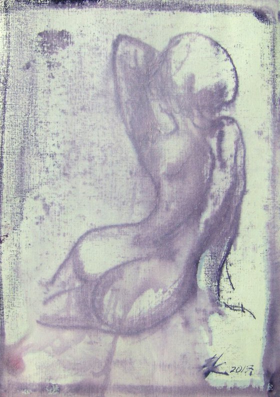 Nude monotype # 39