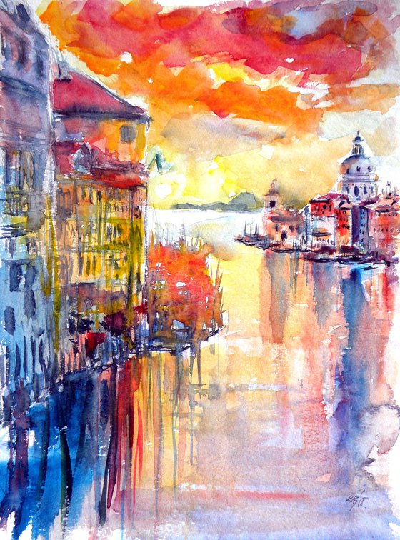 Venice at sunset