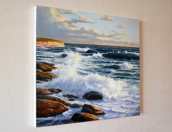 A seascape with waves II